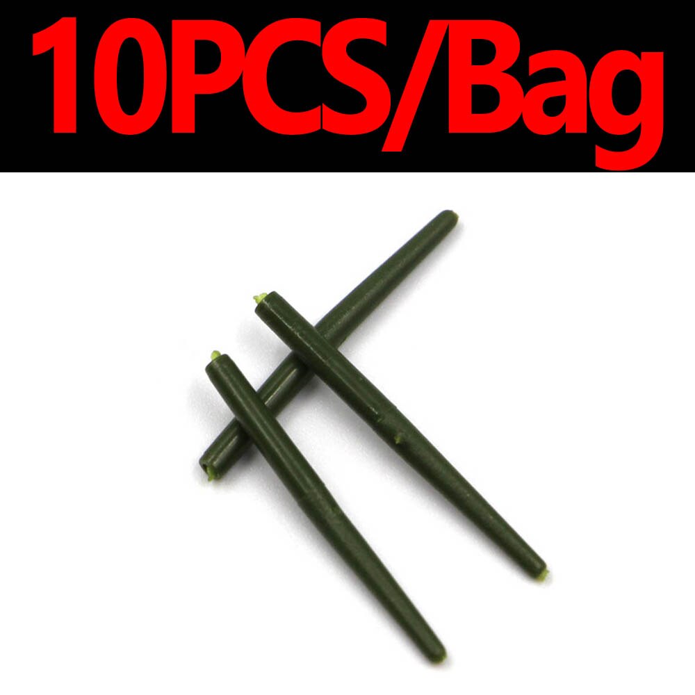 10/20 Stuks Karpervissen Helicopter Rig Anti Wirwar Mouwen Tubing Rubber Kegel Mouw Swivel Connector Mouwen Voor Karper vissen Rig: 10pcs 36mm