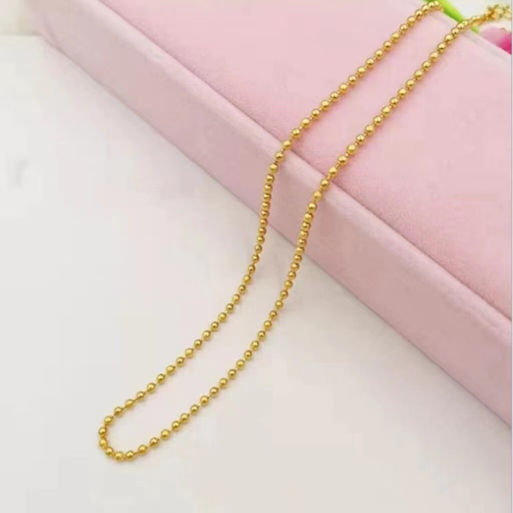 Catena di serpenti neutri di moda da donna catena di clavicola stile semplice catena in acciaio inossidabile a spina di pesce torsione catena d&#39;oro senza collana pendente: N015