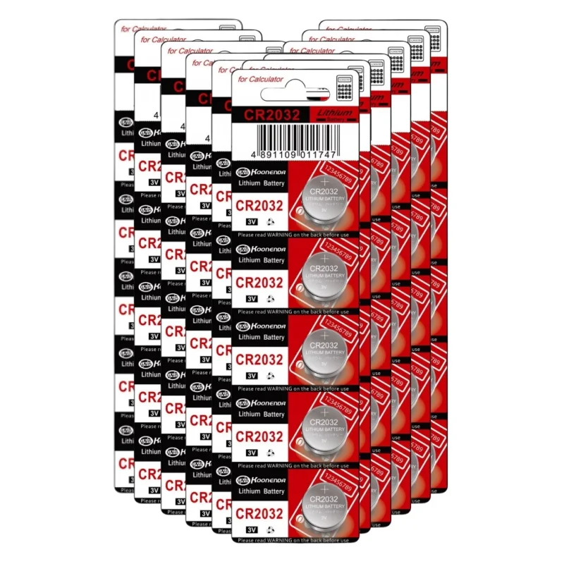 10 UDS-50 Uds CR2032 pila de botón 3V baterías de litio CR 2032 para llaves de reloj calculadora controlador temporizador luces Led