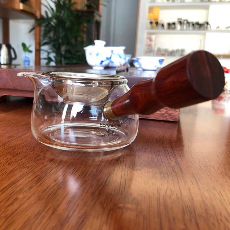Taza de té tetera resistente al calor, accesorios de té de mar de té