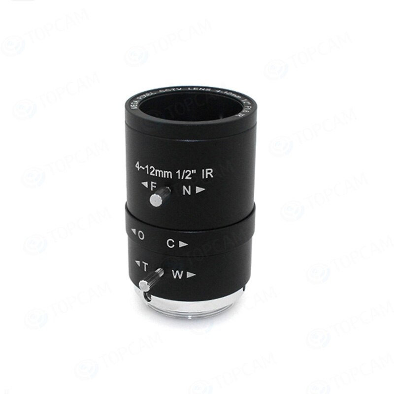 4-12mm CS LENS 1/2" IR CS Mount Varifocal Manual Iris CCTV Lens for CCTV Security Cameras BOX