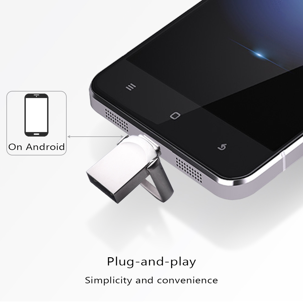 NOWOŚĆ Ultra Mini Pendrive USB 2.0 typu C 64 GB 128 GB Podwójna pamięć USB Pendrive 32 GB Kreatywne prezenty Biznesowy pendrive USB