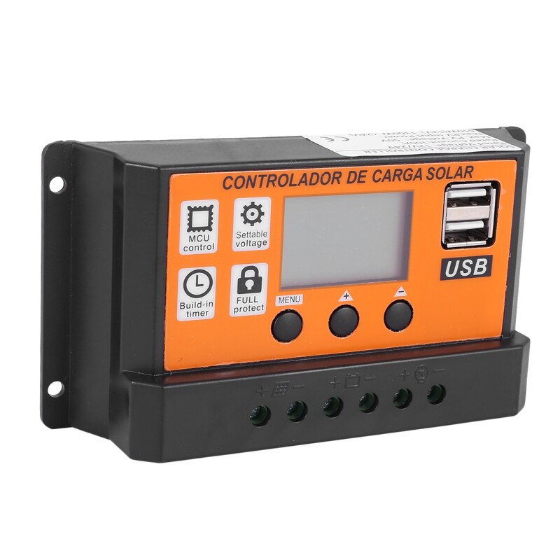 thumbnail interactive-video image 1 of 100A MPPT Solar Charge Controller – 12V/24V Auto Focus Tracking Regulator With LCD 1 of 3