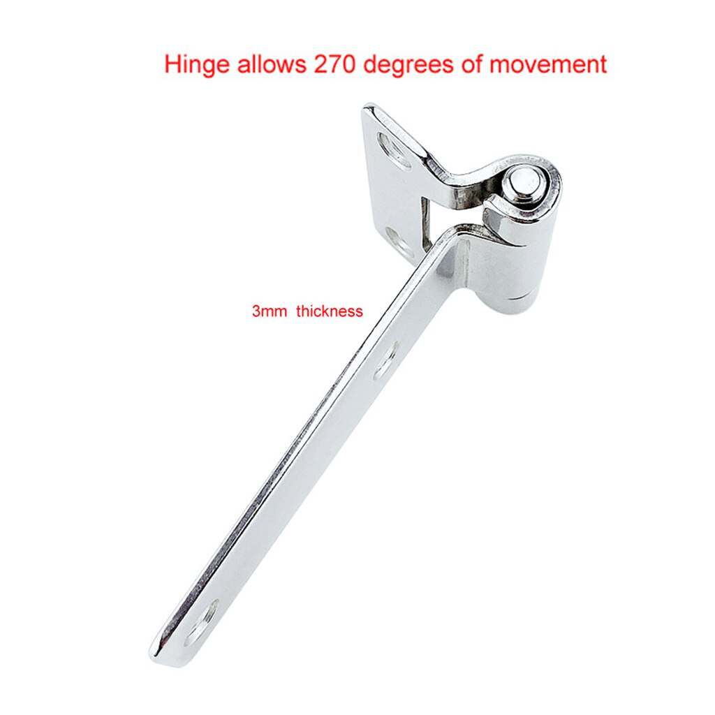 2pcs Heavy Duty Stainless Steel Trailer Truck RV Door Rear Hinge