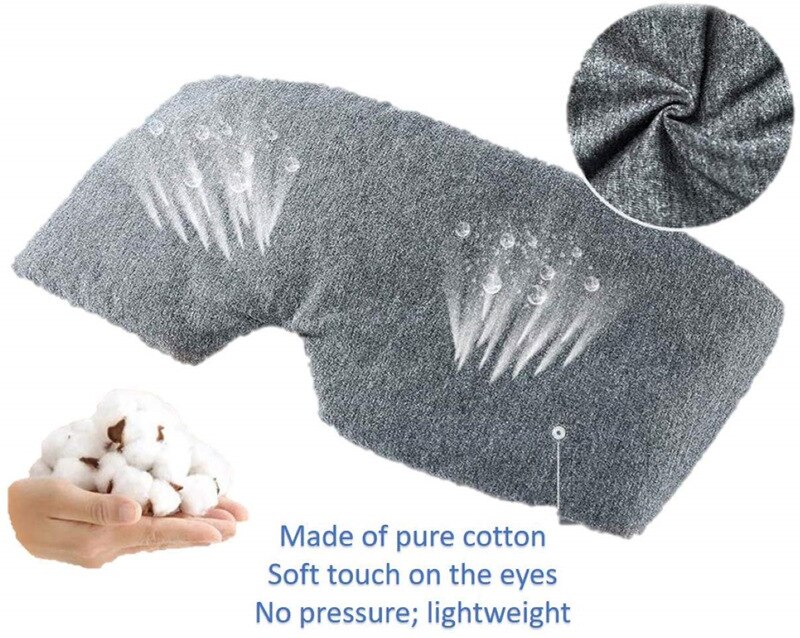 1 PC Maschera di Sonno Confortevole Traspirante Sacco A Pelo Maschera per Gli Occhi Regolabile Visiera paraocchi benda occhio toppa migliore Notte Compagno