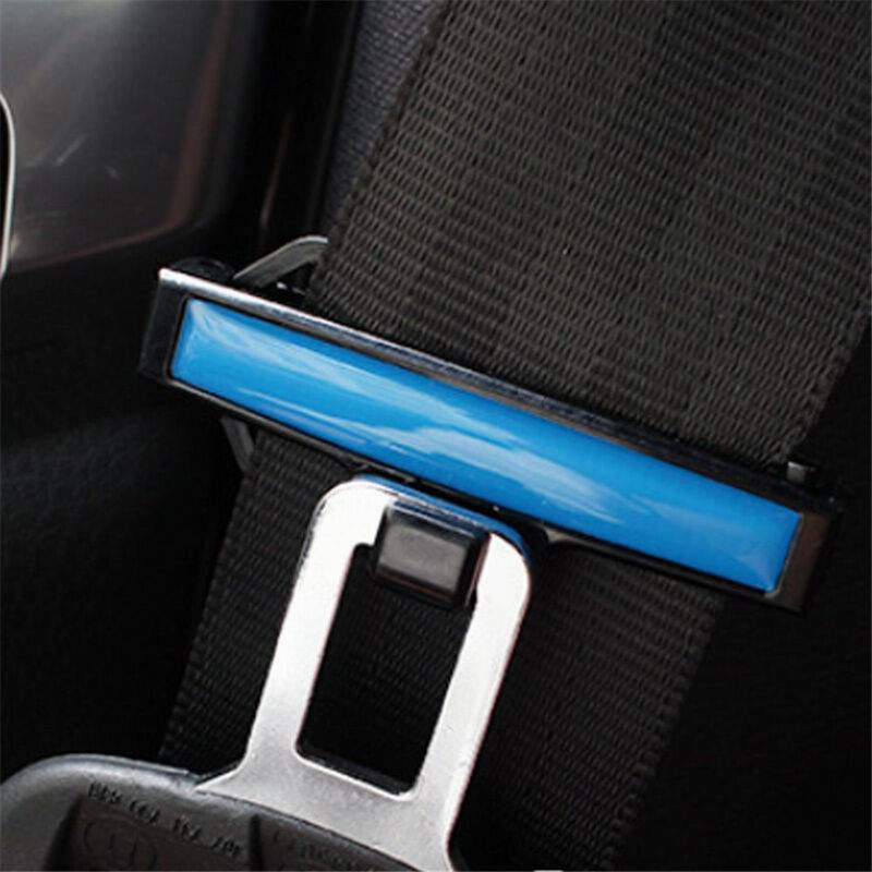 2 stk plastik bil sikkerhedssele stop afstand grænse clips auto universal holder sele stop clips til biltilbehør