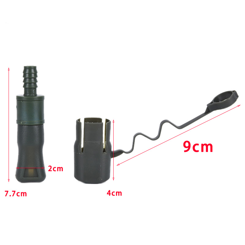 1pc utomhus vattenpåsar silikon bitventil hydration pack munstycke vattenblåsa