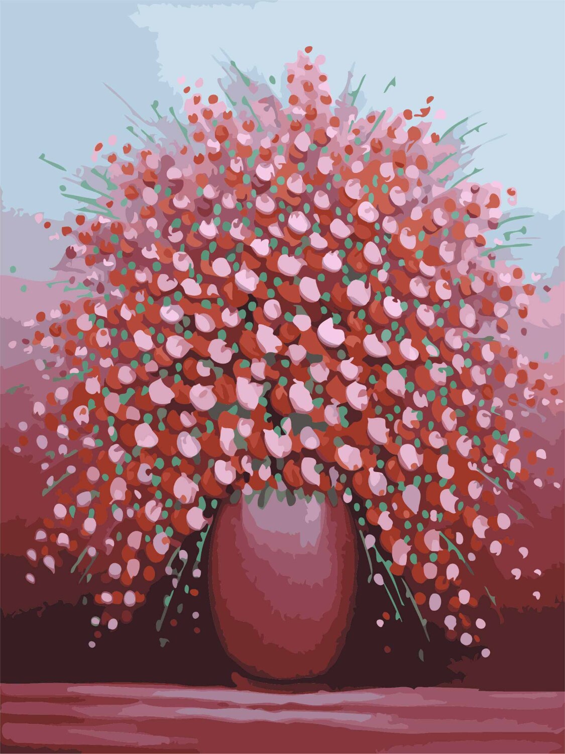 HUACAN Painting By Numbers Flower Hand Painted Art Dawing On Canvas Picture Set DIY Home Decoration: SZHC1-3447