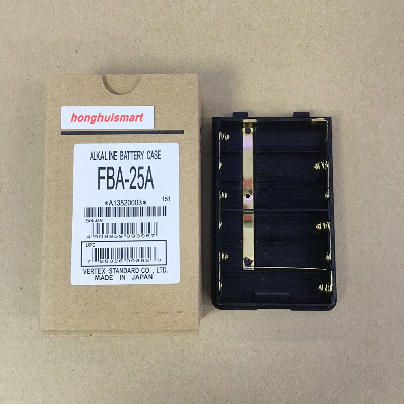 Boîtier de batterie FBA-25A pour YAESU/VERTEX STANDARD FT60R, VX168, VX160, VX418, VX410, VX120, VX127, VX428HX370S, HX270