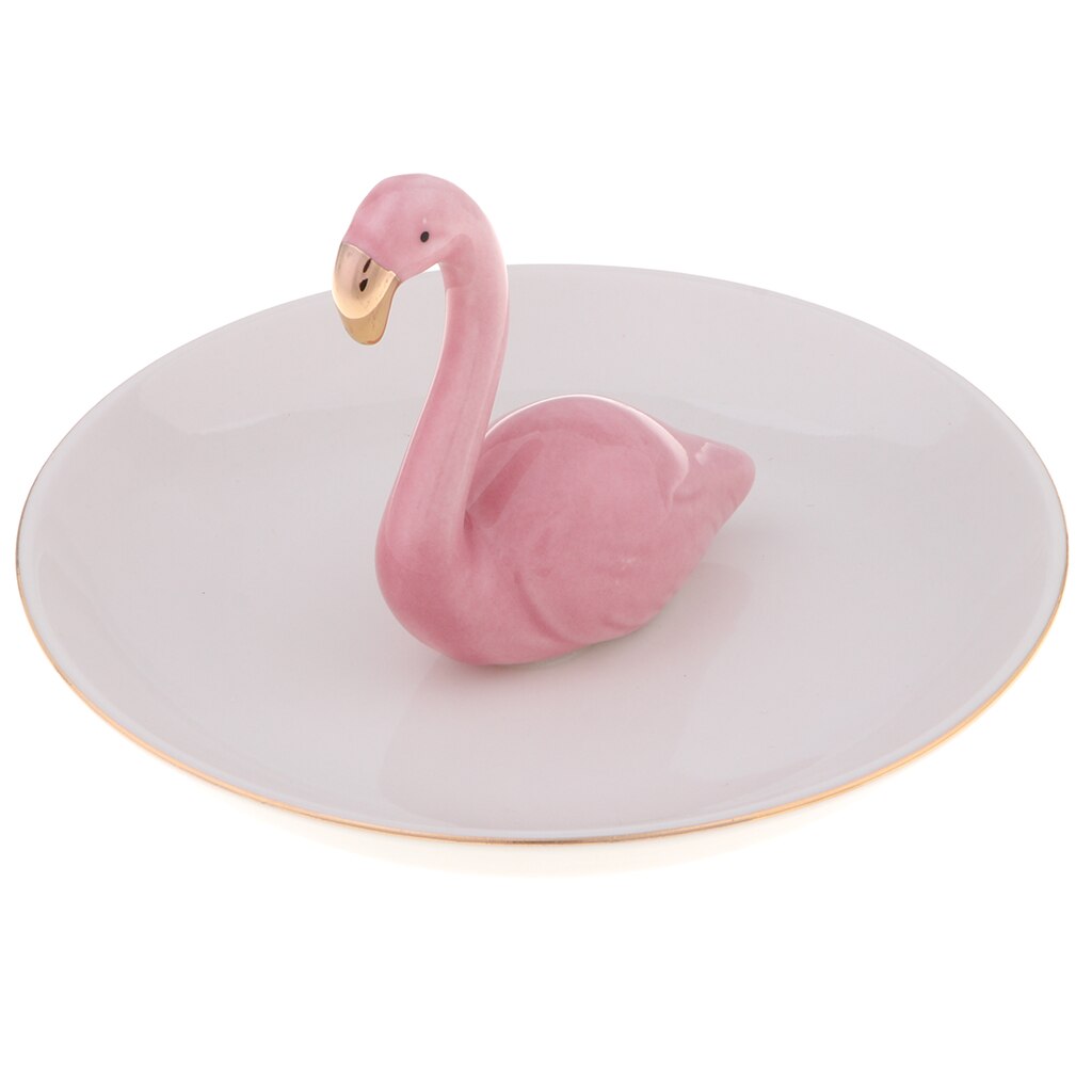 Ceramic Jewelry Dish for Engagement Wedding Rings Display Jewelry Tray Décor