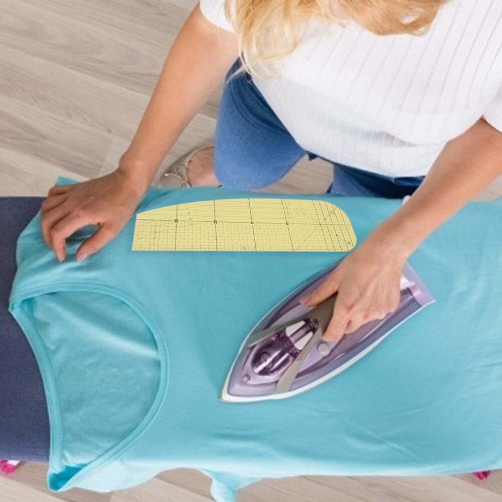 Regla de medición de planchado en , regla de planchado resistente al calor, herramientas de retazos para fabricación de ropa, suministros de costura DIY, 20/30cm