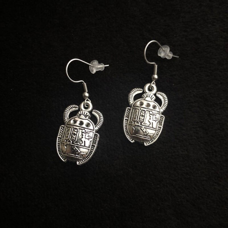 Beetle Earrings Jeweled Bug Jewelry Scarab Entomologist Insect Crystal Earrings: 6