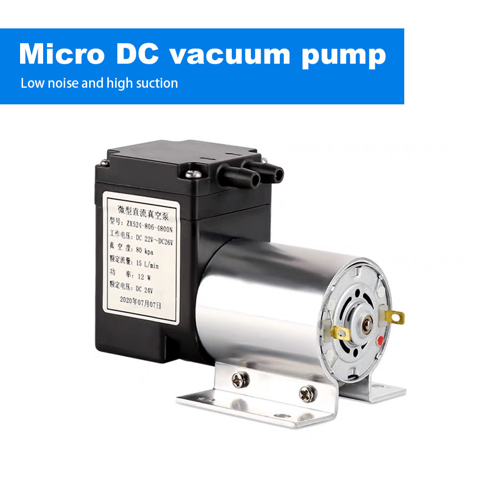 Gleichstrom 12V/24V 80kPa Mikro vakuumpumpe Kleine Vakuumpumpe Pumpen Mehrzweck-Pneumatik membran pumpe Schröpfen Vakuumpumpe