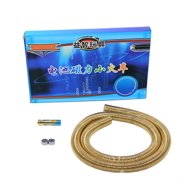 Electromagnetic power battery train maglev train toy school science physical experiment technology production training