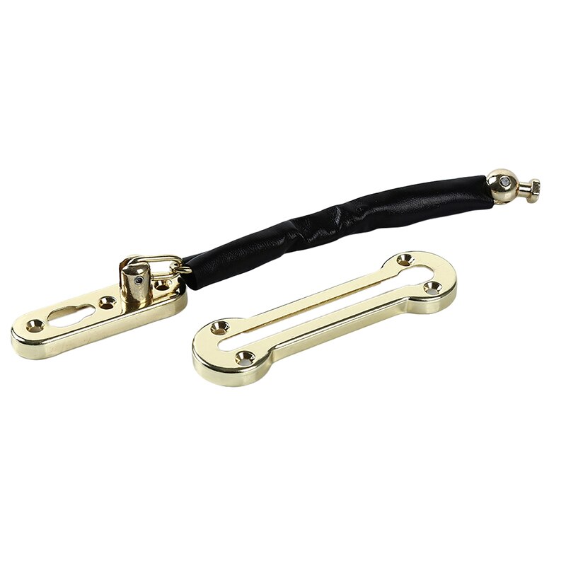 Thicken Anti-theft Chain Stainless Steel Door Bolt Door Chain Buckle Bolt Home Safety Door Lock Hotel Security Guard Bolt: golden