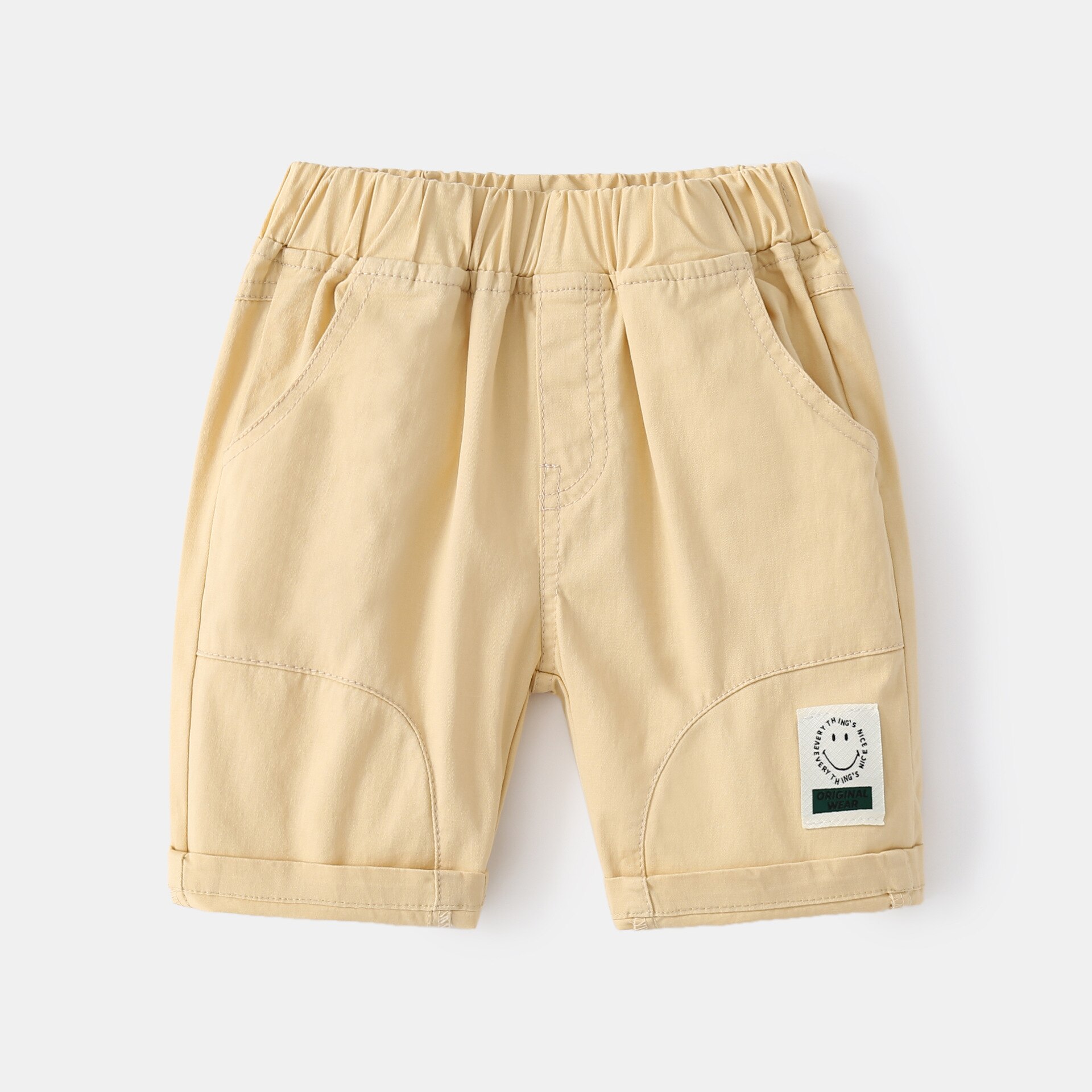 Short d'été en coton uni pour garçons, vêtements décontractés, à la , 3-8T: 1 / 140