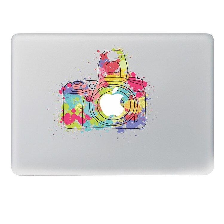 Aquarel camera Vinyl Decal Notebook sticker op Laptop Sticker Voor DIY Macbook Pro Air 11 13 15 inch Laptop Skin