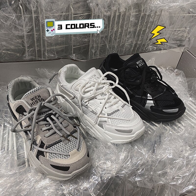 Heren casual schoenen wandelschoenen outdoor sneakers plateauschoenen heren comfort chunky sneakers herenschoenen sneakers