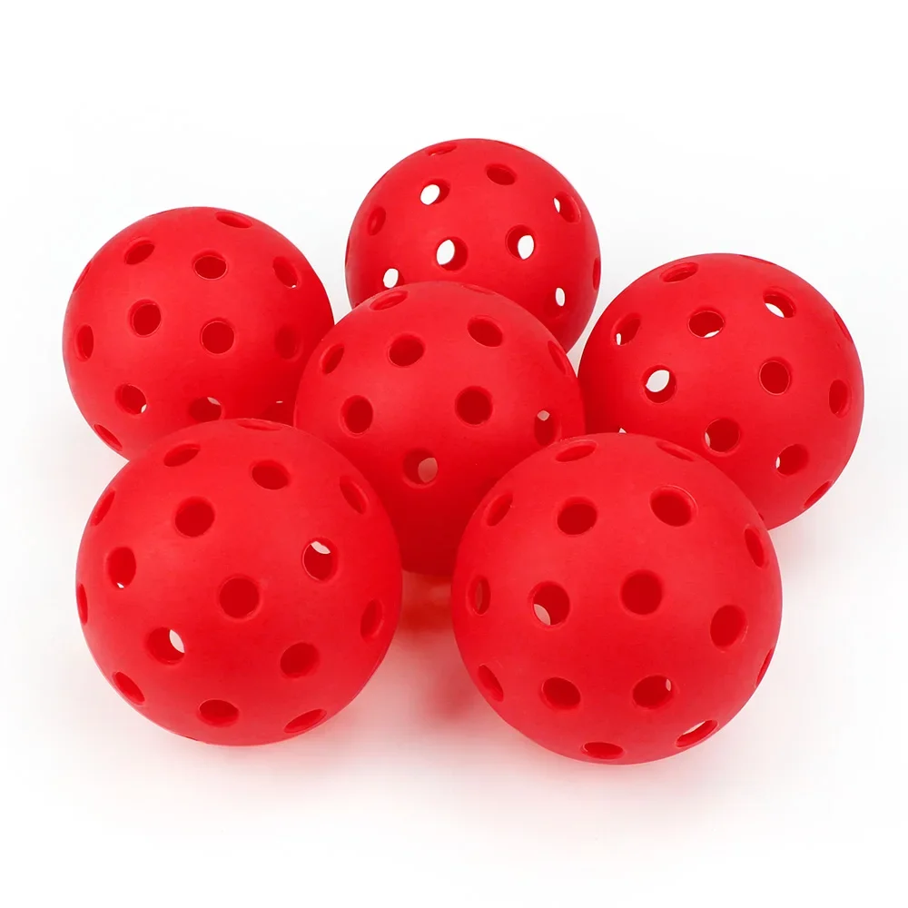 6/12/24PCS Pickleball 74MM Durable 40 Holes Outdoor 6/12/24Pcs Pickleballs 26g Outdoor for Competition pickleball Packs: Lavender