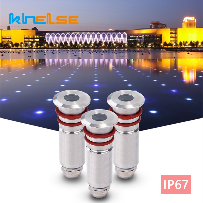 Waterproof IP67 1W 0.5W LED Underground Light Ground Garden Path Floor Lamp Outdoor Underground Buried Yard Lamp Landscape Light