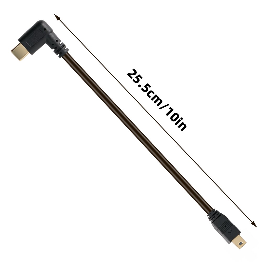 90 asteen kulma usb 3.1 tyypin c uros-mini usb uros kaapelisovitinmuunnin