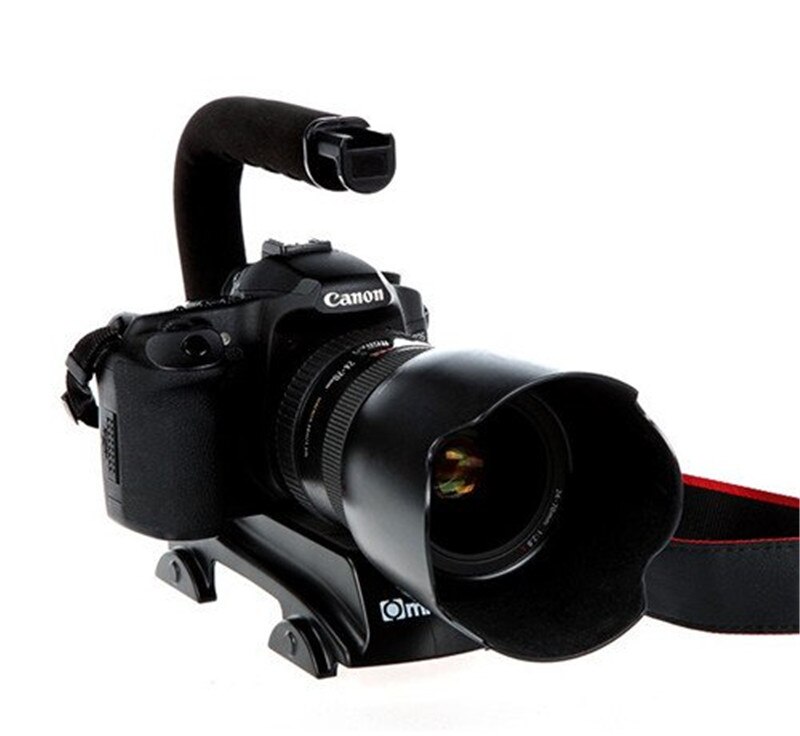 Video Actie Stabiliseren Handle Grip Handheld Stabilisator Met Shoe Mount Voor Canon Nikon Panasonic Dslr Camera Camcorder