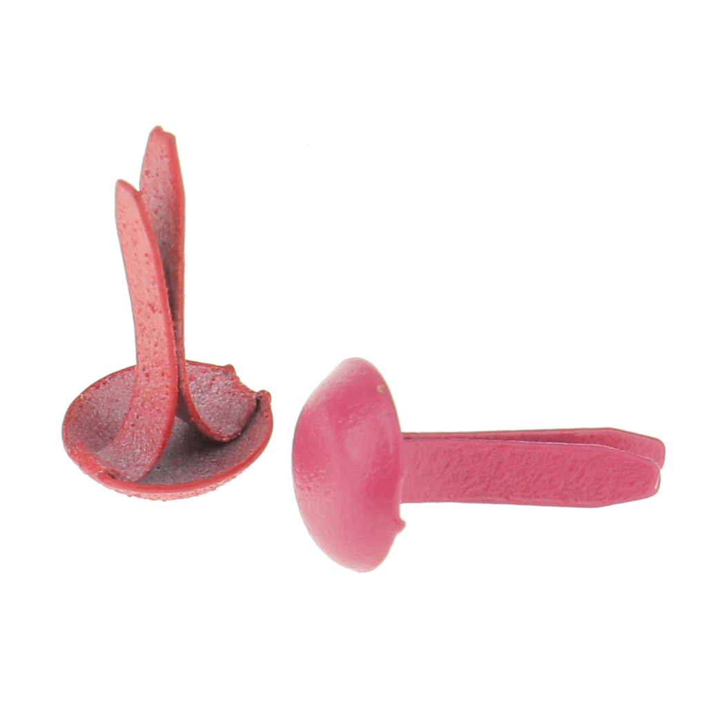 200 styks assorterede farve metal brads papir fastgørelsesanordninger til scrapbog papir håndværk kontorartikler