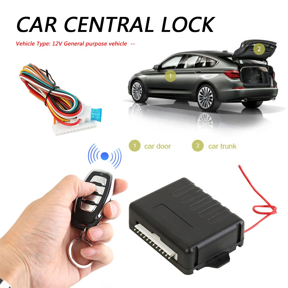 Suuonee Universele Auto Alarmsysteem Met Centrale Vergrendeling En Anti Diefstal Key Locking Kit