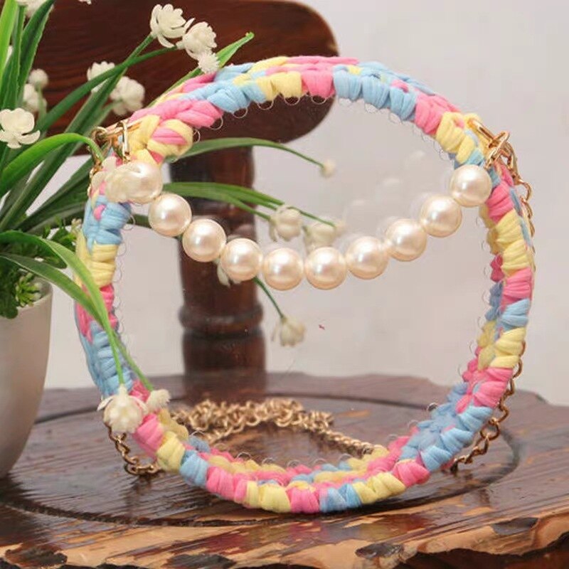 Baby Cotton Cloth Thread Knitting For Hand Knitting Crochet Worsted Wool Thread Colorful Eco-dyed Needlework