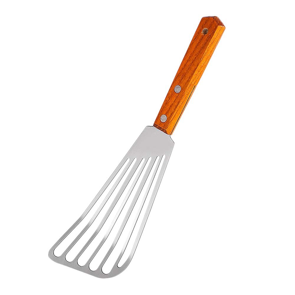 Spatule à poisson de cuisine en acier inoxydable, large et fine, légère et Durable, fendue, ustensiles de cuisine, 2 pièces