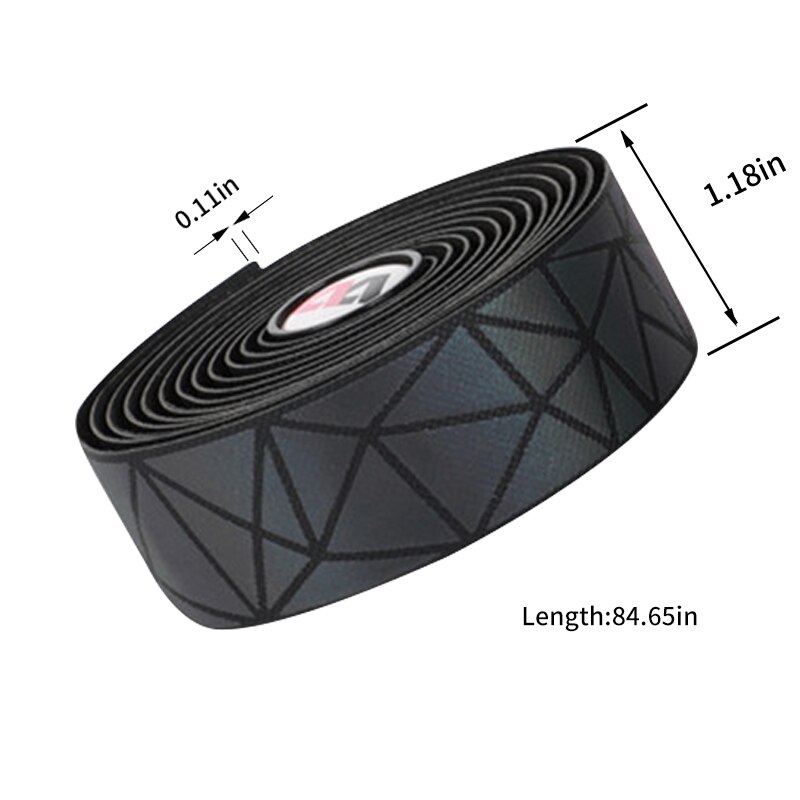 West bike cykel styrtape reflekterende misfarvning landevejscykel cykling bar tape wrap med bar plugs cykel tilbehør: 1