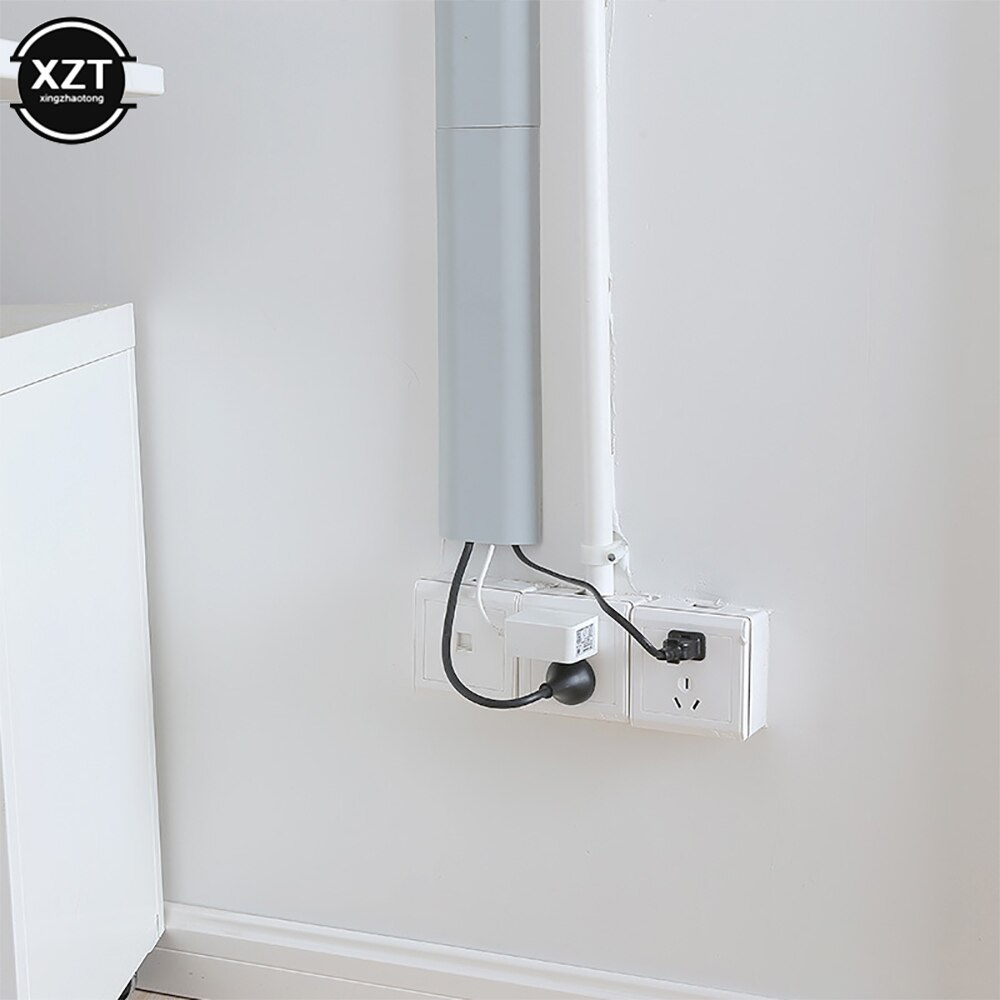 Wall Network Cable Routing Device Tv Cable Cover Trough Invisible Shielding Power Wire Cover Nail Free Wire Storage Organizer