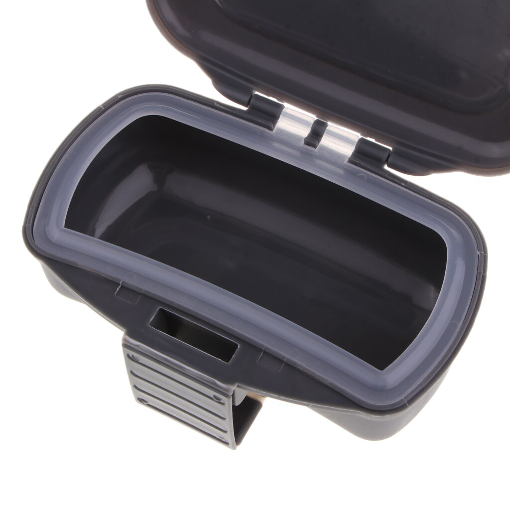 Plastic Fishing Live Baits Lures Box with Secure Latches Worms Earthworm Storage Case Fishing Tackle Boxes for Fisherman