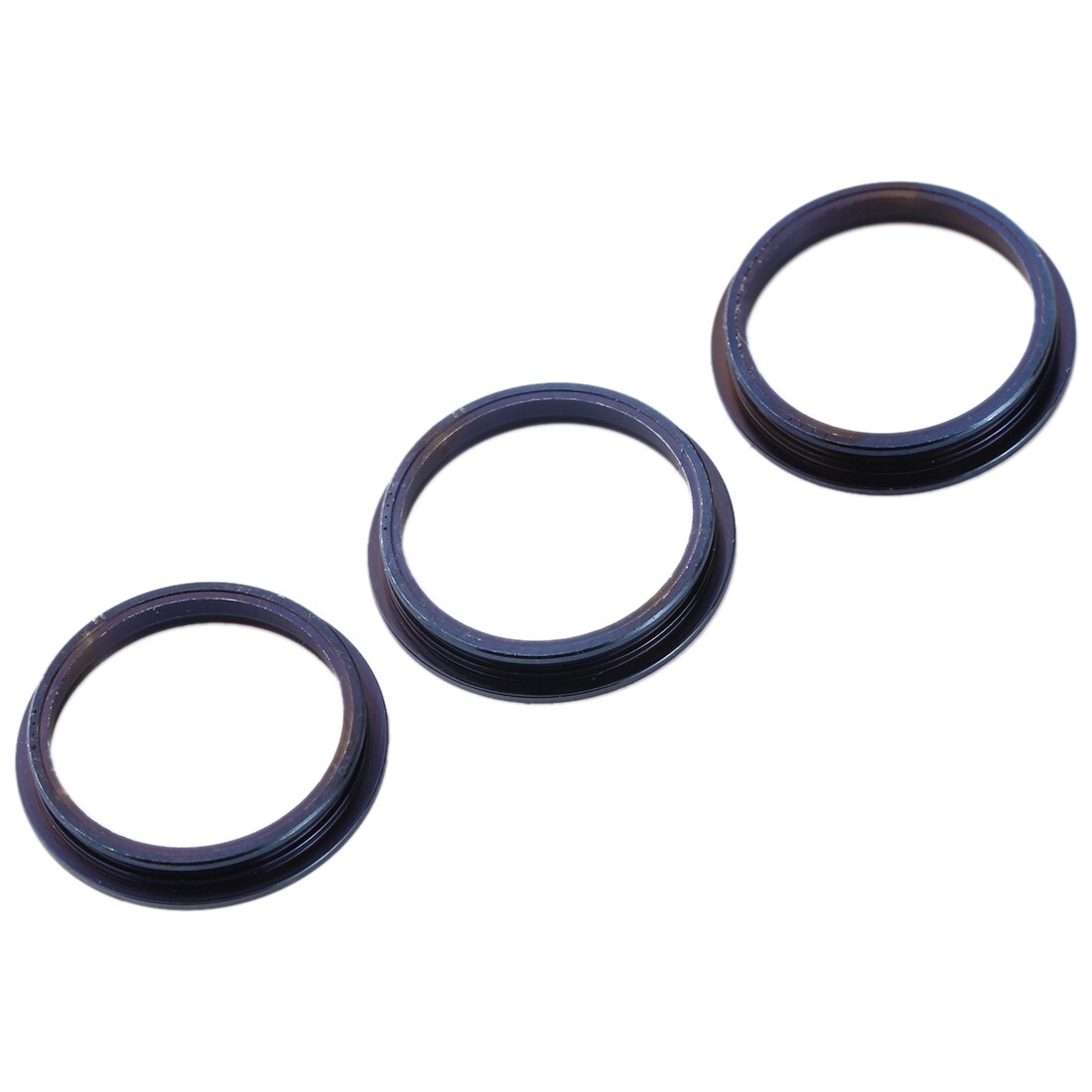 3 Pcs Voor Iphone 11 Pro &amp; 11 Pro Max Achteruitrijcamera Glas Lens Metal Protector Hoop Ring Voor Iphone 11 Pro &amp; 11 Pro Max