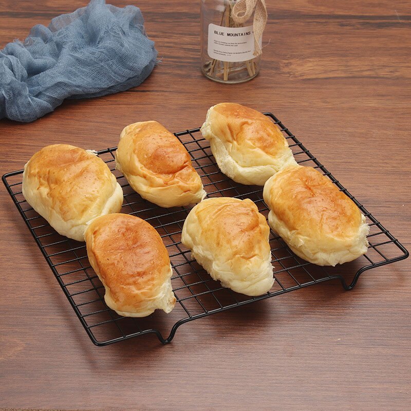 Stainless Steel Wire Grid Cake Cooling Rack Pizza Bread Barbecue Cookie Cake Cooling Tray Metal Household Baking Tools