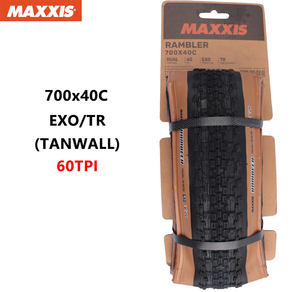 MAXXIS RAMBLER Grind Band 700x38/40C/45C 650x47B Fiets Opvouwbare Cyclo-cross Grind Buitenband Anti lek TUBELESS Fietsband: Clear