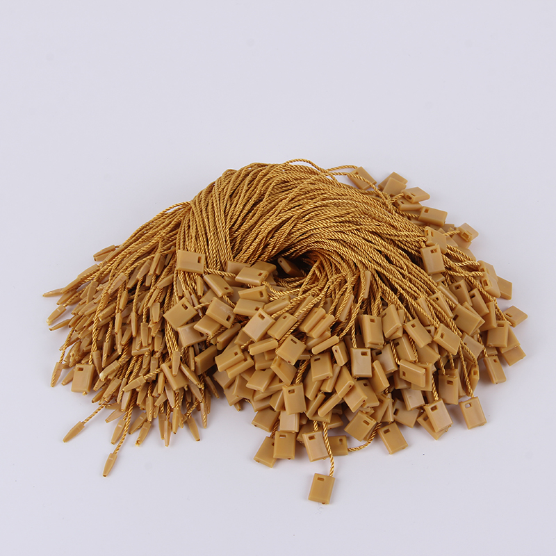 950 stücke Bunte Hängen Tag Nylon String Snap Lock Pin Schleife Verschluss Haken Krawatten: Coffee