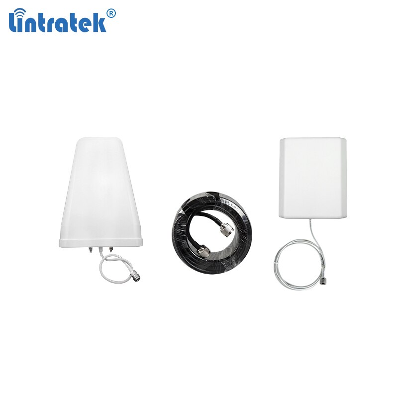 Antenna set for 2g 3g 4g signal booster 10dBi LPDA outdoor/external antenna 9dBi panel indoor/internal antenna and 10M cable #8
