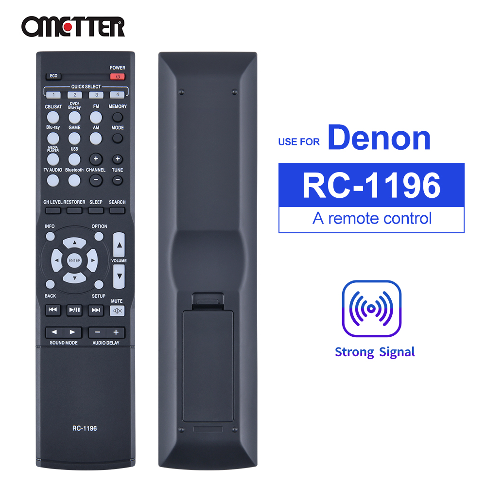 RC-1196 RC1196 RC-1170 for Denon Parts AV Receiver Remote Control AVR-X510BT AVR-X520BT AVR-S500BT AVR-S510BT: Yellow
