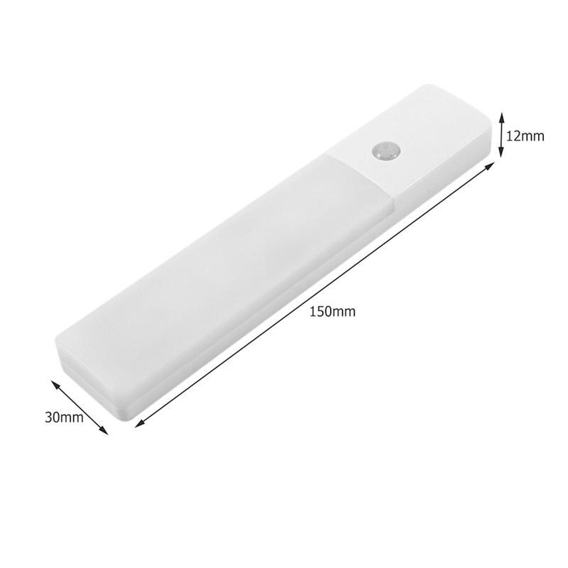 LED USB Aufladbare Motion Sensor Nachtlicht Menschlichen Körper Induktion Licht Sensor Lampe für Schrank Korridor Keller