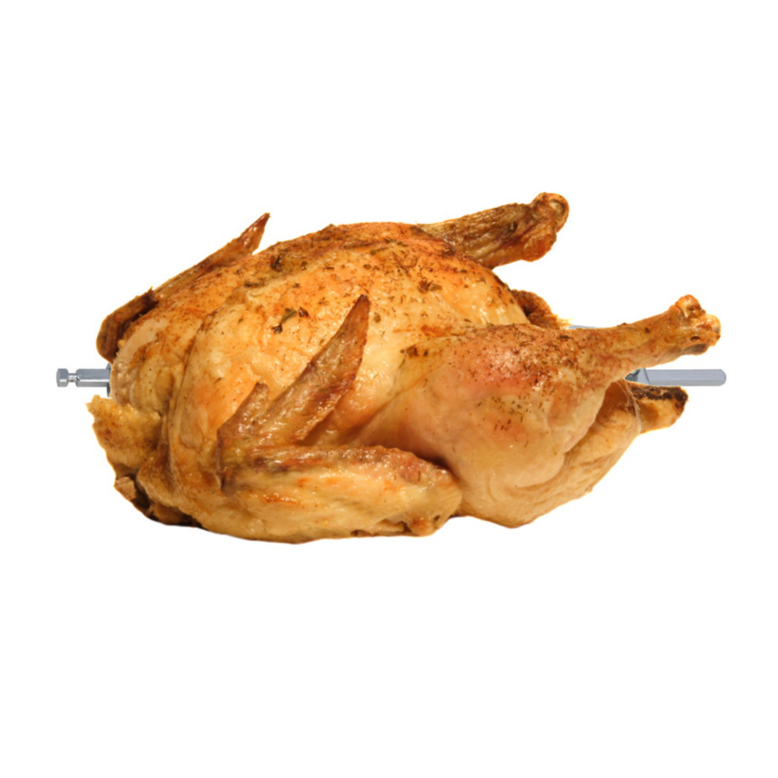 Air frituregrej rotisserie tilbehør grillet kyllingegaffel rustfrit stål stegt kyllingegaffel rotisseriedele 27.7cm længde