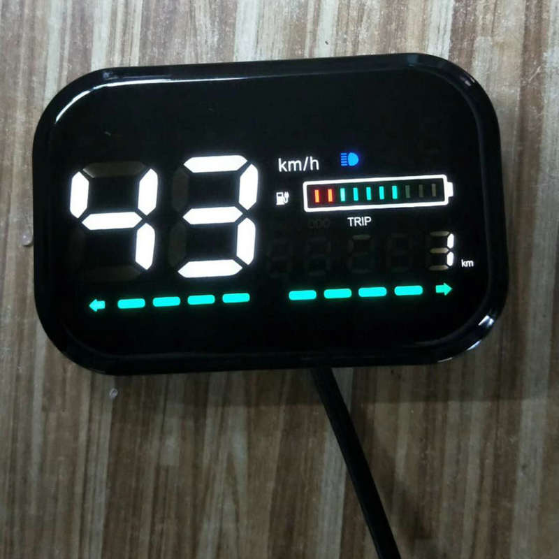 48v60v72v LCD-SCHERM snelheidsmeter + batterij/niveau indicator + kilometerstand elektrische scooter bike motorcycle instrument dashboard