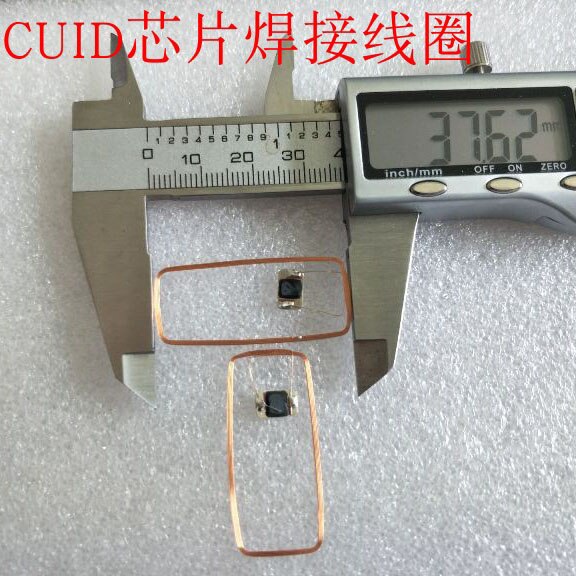 37*17*0.27mm 13.56MHz CUID COB and antenna IC tags 10pcs/Lot