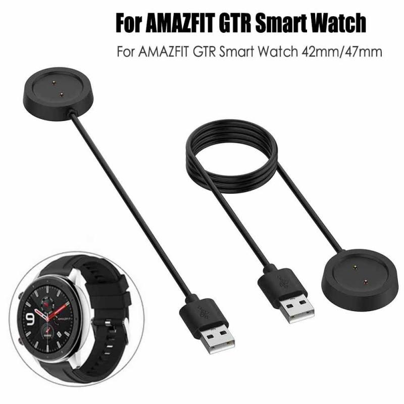 Carregador para relógio inteligente carga magnética para xiaomi huami amazfit gtr carregador rápido 42/47mm usb cabo doca de carregamento magnético