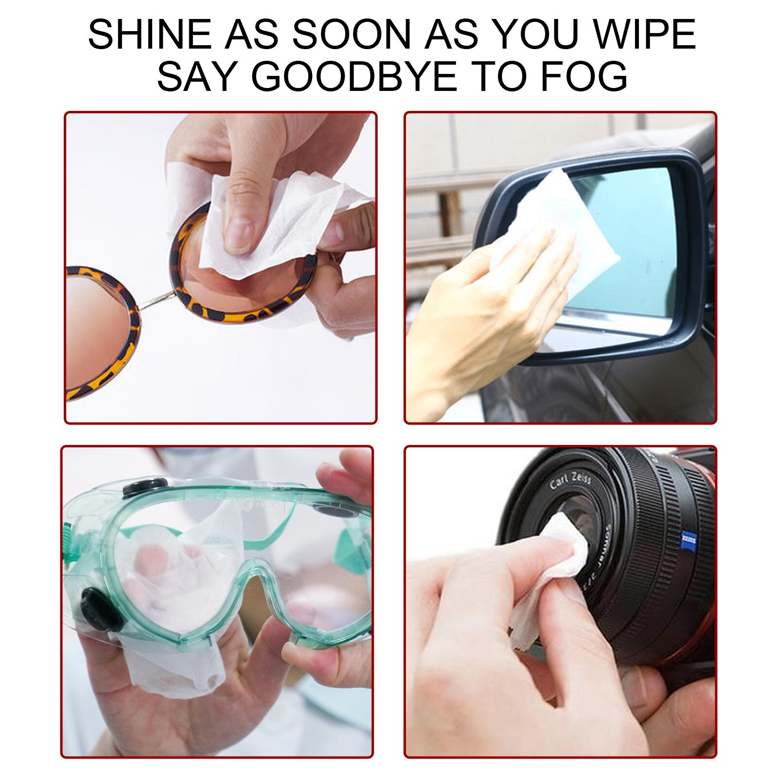 Universal Men Women Anti Fog Wipe Reusable Cloth For Glasses Swim Bicyle Goggles Unisex Glasses Lens Cloth QW