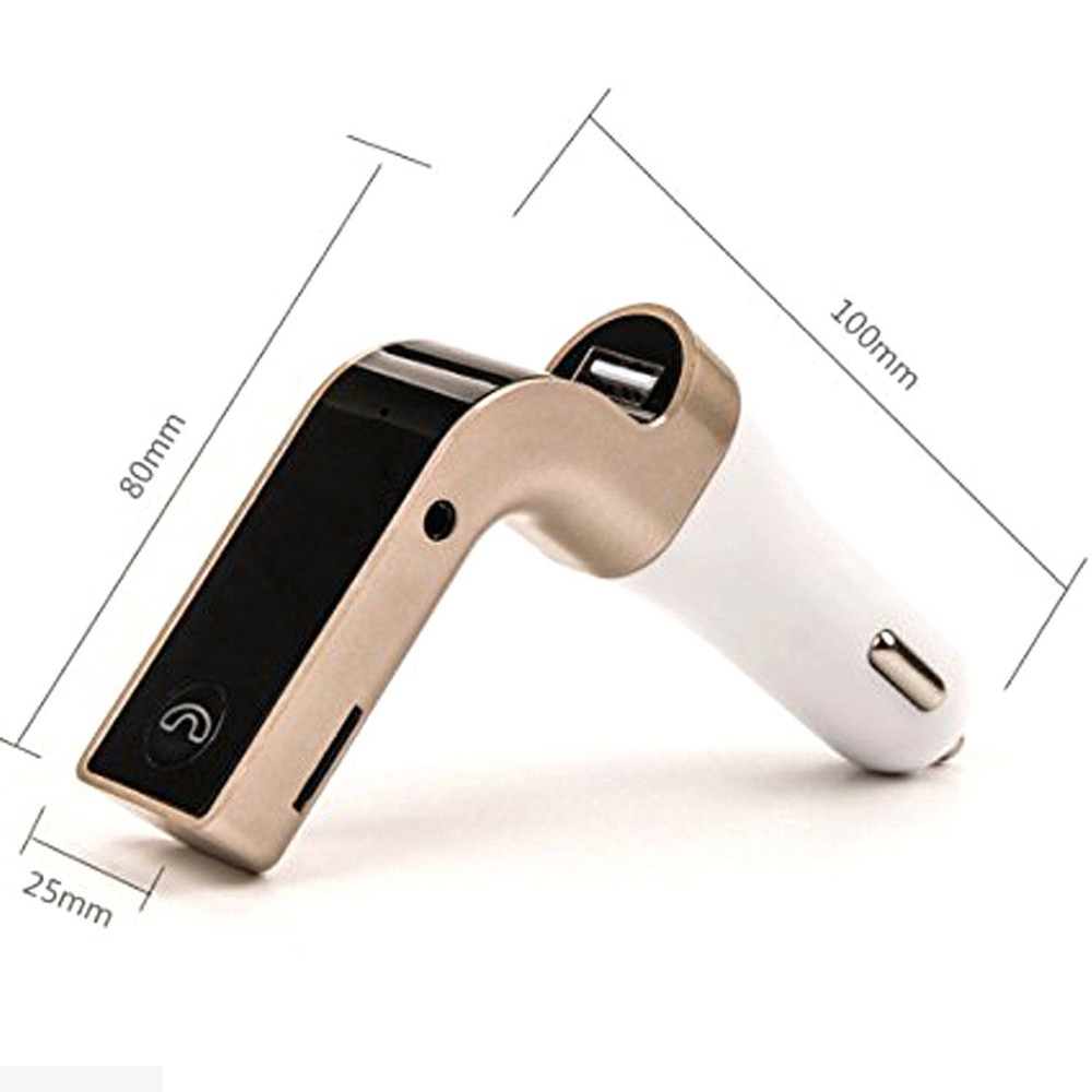 G7 Bluetooth Car Kit Handsfree FM Transmitter Radio MP3 Player USB Charger & AUX