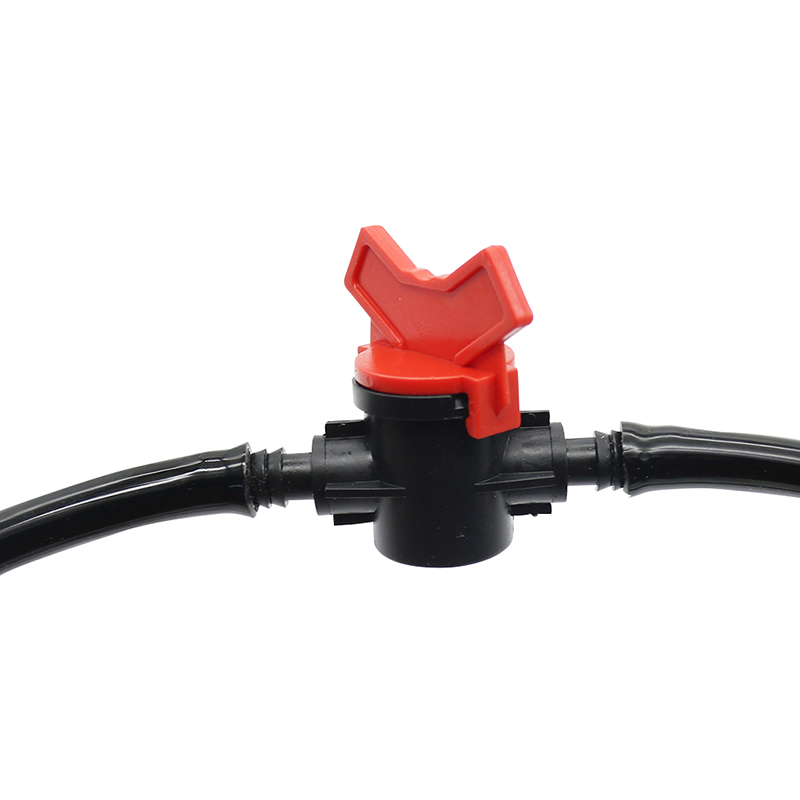 1 Pc 3/8 Inch Tuin Klep voor 8mm/11mm Slang Agricultura Tuin Irrigatie Waterslang connectoren Klep prikkeldraad