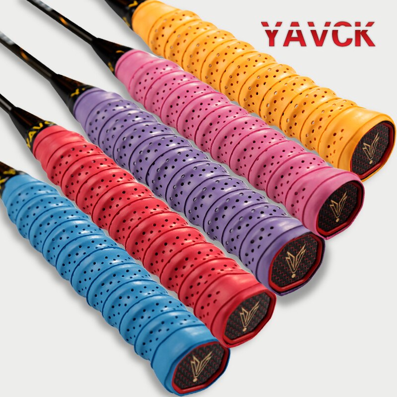 10 pcs/pack anti-dérapant respirant Sport sur Grip bandeau Griffband Tennis surgrips bande Badminton raquette poignées bandeau