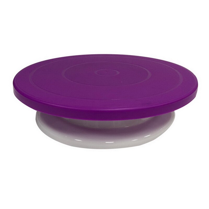 Plastic Cake Rotating Table DIY Baking Cake Stand Cake Turntable Rotating Cake Decorating Baking Tool Kitchen Supplies: 14