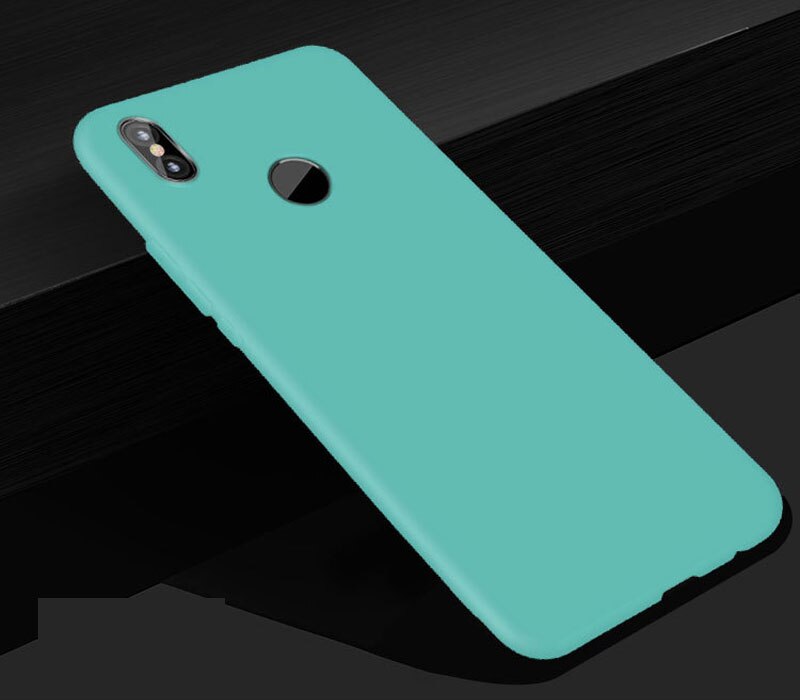 Para xiaomi mi a2 lite caso xiaomi 6x claro tpu e fosco caso macio xiaomi mia2 mi a2 lite capa traseira proteger a pele caso de silicone: Xiaomi Mi 6X 5.99 / Céu Azul